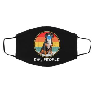 Vintage Ew People Entlebucher Mountain Dog Wearing Face Mask