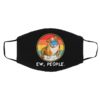 Vintage Ew People Chinese Shar-Pei Dog Wearing Face Mask