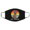 Vintage Ew People Brown Chihuahua Dog Wearing Face Mask