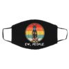 Vintage Ew People Gordon Setter Dog Wearing Face Mask