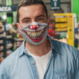 Pennywise Mouth IT Clown Face Mask