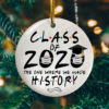 Class Of 2021 The One Where We Made History Decorative Christmas Ornament – Funny Holiday Gift