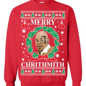 Mike Tyson Merry Chrithmith Ugly Christmas Sweater Mike Tyson Merry Chrithmith Ugly Christmas Sweater