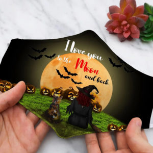 I Love You To The Moon And Back Face Mask