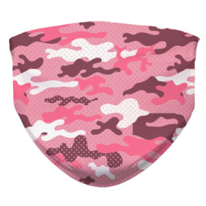 Camouflage Pattern Camo Pink Military Face Mask