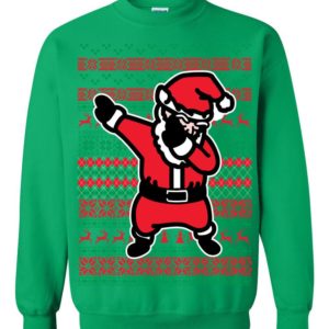 Dancing Dab Dabbing Santa Ugly Christmas Sweater