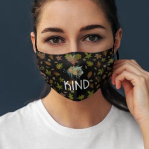Flower Bee Kind Floral Face Mask