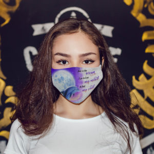 And To The Ocean I Go to Lose My Mind And Find My Soul Dolphin Face Mask