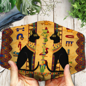 Egypt Cat Symbol Face Mask