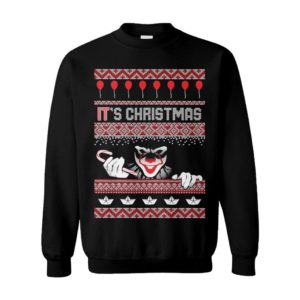 It’s Christmas Clown Pennywise Ugly Christmas Sweater