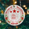 2020 the Year We All Stayed Home Quarantined Decorative Christmas Ornament – Funny Holiday Gift