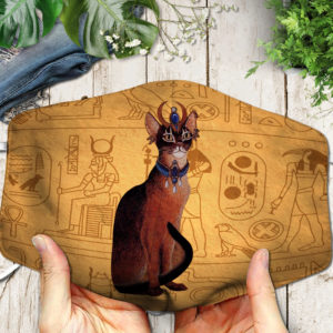 Cat Ancient Egypt Symbol Face Mask