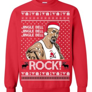 The Rock Jingle Bell Ugly Christmas Sweater