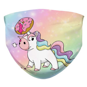 Donut Unicorn Doughnicorn Unicorns Face Mask
