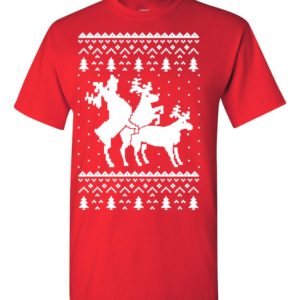 Reindeer Sex Naughty Ugly Christmas Sweater