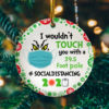I Will Teach You In A Room I Will Teach Now Funny 2020 Teacher Christmas Ornament Keepsake