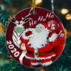 Cute Quarantine Stay At Home 2020 Decorative Christmas Ornament – Funny Holiday Gift