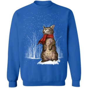 Cat Snow Ugly Christmas Sweater