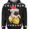 Santa Floss Like A Boss 3D Ugly Sweater Hoodie