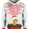 Running on Caffeine And Christmas Cheer 3D Ugly Christmas Sweater Hoodie