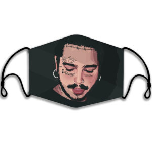 Post Malone Stay Away Always Tattoos Face Mask