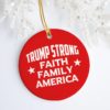 Thank Fuck This Year Is Over And Merry Christmas Circle Ornament
