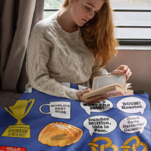 The Office Tv Series Quotes Fleece Blanket, Sherpa Blanket