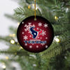 Indianapolis Colts Merry Christmas Circle Ornament