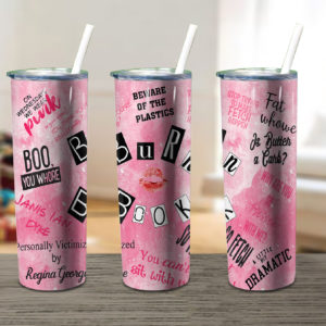 Burn Book Merry Christmas Skinny Tumbler