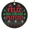 Fa La La La Valhalla La Viking God Ugly Christmas Flat Holiday Ornament
