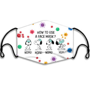 Snoopy How To Use A Face Mask  Face Mask