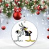 Bugs Bunny  Happy Rabbit Leon Schlesinger Christmas Decorative Ornament