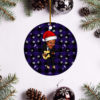 Creedence Clearwater Revival Merry Christmas Circle Ornament