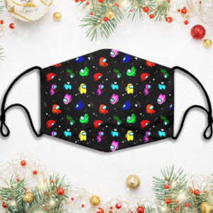 Impostor Among Us Christmas Face Mask