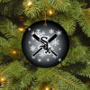 Chicago Cubs Merry Christmas Circle Ornament