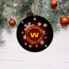 Tennessee Titans Merry Christmas Circle Ornament