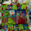 Merry Grinchmas How the Grinch Stole Christmas Fleece Blanket, Sherpa Blanket