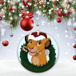 The Lion King, Walt Disney Simba Christmas Decorative Ornament