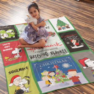 This Is My Hallmark Christmas Movie Watching Snoopy Fleece Blanket, Sherpa Blanket