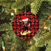 ZZ Top Merry Christmas Circle Ornament