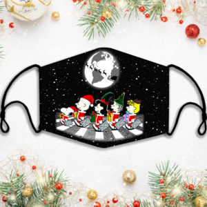 Snoopy And Friends Merry Christmas Face Mask