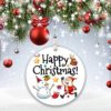 Santa  Reindeer  pine  Jingle Bells The Elf Christmas Decorative Ornament