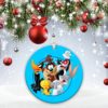 Happy Rabbit Leon Schlesinger Bugs Bunny Christmas Decorative Ornament