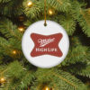 Miller Lite Merry Christmas Circle Ornament