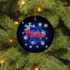 Oakland Athletics Merry Christmas Circle Ornament