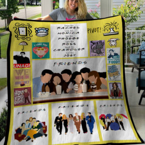 Friends Tv Show American Sitcom Television Series Fleece Blanket, Sherpa Blanket