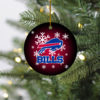 Baltimore Ravens Merry Christmas Circle Ornament