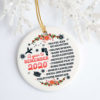 2020 Very Bad Would Not Recommend Holiday Flat Star Ornament