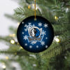 Cleveland Cavaliers Merry Christmas Circle Ornament