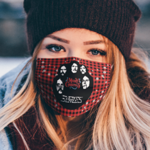 Eagles Band Merry Christmas Face Mask